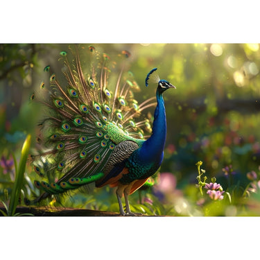 Peacock Blue Canvas